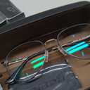 Aviator Reading Glasses for men and Women Blue Light Blocking Lens Spring Temple