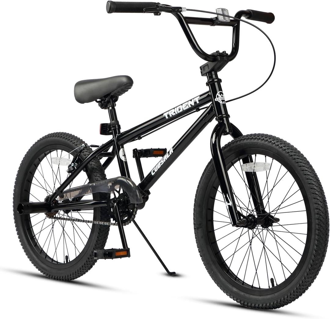 cubsala 20 Inch BMX Race Bike Trident Bicycles Beginner-Level to Advanced Riders with 2 Pegs, Multiple Colors