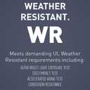 Legrand radiant 885TRWRWCC8 15 Amp 125V Outdoor Tamper Resistant Weather Resistant Residential Grade Decorator Duplex Receptacle Outlet, White (1 Count)