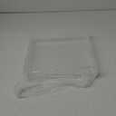 Acrylic Serving Tray with Handles-12x12x2.36Inch-Decorative Tray Letter Tray Organizer for Ottoman Coffee Table Countertop, Clear