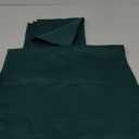XTMYI Dark Green Curtains for Bathroom Window, Short Blackout Waterproof Christmas Kitchen Window Curtains 36 Inch Length, Emerald Hunter Green