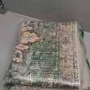 5x7 Area Rugs Living Room Rug: Washable Vintage Distressed Floral Rug No Slip Stain Resistant Soft Carpet Indoor Large Carpets for Bedroom Dining Room Farmhouse Nursery Hallway Home Office Brown Green