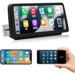 Roadanvi X12 12.3" Android Car Stereo for Toyota RAV4 2019 2020 2021 2022 Wireless Apple Carplay Android Auto Car Radio Bluetooth Head Unit QLED Touch Screen 1920x720 GPS Navigation