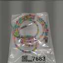 USB A to USB C Cable 3FT,Beaded Charger Cord Car Carplay Cable 27W Fast Charging for iPhone 17 16 Pro Max 16e/iPad Pro 11 10th/ Samsung S25 S24 Ultra FE A16 A17 Android Phone Charger Cords Girls Women