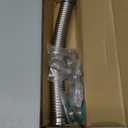 ISO-KF KF25 Corrugated Flexible Bellow Hose with Aluminum Clamps, Stainless Steel Centering Rings, FKM O-Rings (1ft KF25)