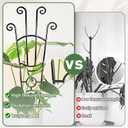 32.6in Monstera Plant Support Stakes for Indoor Plants, Metal Garden Plant Trellis for Climbing Plants, Pothos Vine Snake Climber Support2p