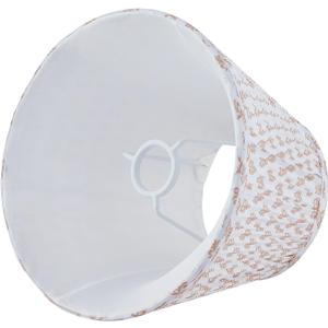 Uno Lamp Shade,Drum Pleated Lamp Shades 5" Top x 9" Bottom x 7" Slant Height,Barrel Small Replacement Lampshade (Uno Fitter), Fabric Lampshades Table lamp Shades Bottle Lamp Shade,1 Pack(Brown Floral)