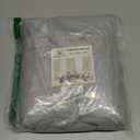 H.VERSAILTEX Linen Sheer Curtains 84 Inches Long Semi Sheer Curtains - Privacy Added Silver Grommet Linen Curtain Panels for Living Room/Bedroom Light Filtering Curtains (52"W x 84"L, 2 Panels, Grey)