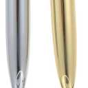 Ciieeo Single Pen Display Stand Organizer Metal Pen Holder 2pcs Metal Insertion Dip Pen Holder Pen Base Quill Fountain Desktop Pens Base
