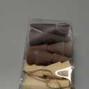 12 Pcs Neutral Foam Christmas Trees Mini Wood-Like Christmas Trees Simplistic & Vintage Tree Shaped Hanging Ornament for Rustic Farmhouse Style Xmas Holiday Decoration