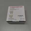 25 Pack C7 Led Blue Replacement Light Bulbs, Blue Christmas Outdoor String Lights Bulbs, Shatterproof Led Night Light Bulbs, E12 Candelabra Base, 0.6W Energy-Efficient LED Bulbs