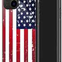 for iPhone 15 Case, Military-Grade Protection, All-Around Shockproof Corners, Anti-Scratch Phone Case for iPhone 15 - American Flag