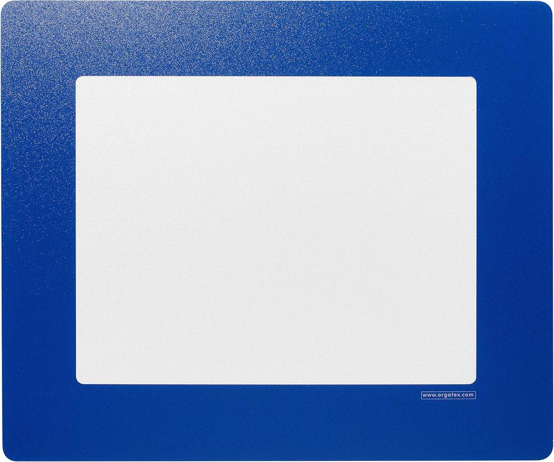 Clearview, Transparent PVC Window with Adhesive Frame, Letter Size; 11 Wide x 8.5 High: 10 Pack (Blue)