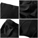 Kids Padded Bike Shorts Girls Cycling Biking Pants 3D Padding Bike Shorts for Boys (Black) 7-8Y