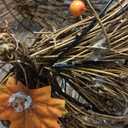 1 Pcs Rattan Lighted Pumpkin Fall Decorations Artificial Rattan Pumpkin Lanterns LED Fall Lighted Harvest Indoor Outdoor Halloween Thanksgiving Decor Porch (Brown,18 Inch)