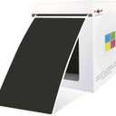 PARLAIM 5 x 3 Inch Black Rectangular Color Coding Stickers, Square 250pcs Color Code Inventory Labels for Office Files (12.7cm x 7.6cm)