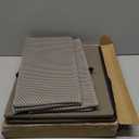 Cat Beds for Indoor Cats, Large Cat Houses with Cozy Condo,with Premium Tech Fabric& Scratch Pad, Round Window, Foldable Indoor Cat House Hold Up to 30LBS, with Reversible Cushion for Multi Small Pet (M(16.1"D x 16.1"W x 13"H, Brown))