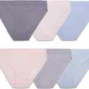Fruit of the Loom Women's Beyondsoft Underwear, Super Soft Designed with Comfort in Mind, Plus Size (9, Bikini - Modal - 6 Pack - Colors May Vary)