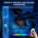 OUTREE 4FT Sensory Bubble Tube, Bubble Tube Lamp with Wall Bracket & Remote