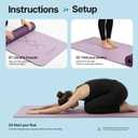 Natural Rubber Workout Mat with Bag | Thick Rubber mat 4.5 mm | Non Slip Yoga Mat Non Slip| Gym Mats for Home Gym Floor Mat, Home Exercise Mats for Home Workout Accessories, Fitness Mat, Workout Mats for Home Gym, Yoga Matt, Stretching Mat, Thick Exercise Mat