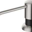 KRAUS Boden Kitchen Soap and Lotion Dispenser in Spot Free Stainless Steel/Matte Black, KSD-53SFSMB