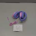 Wired Kids Headphones with USB C Plug, 85dB Safe Volume, Adjustable Headband, Tangle-Free Cord Headphones for School, Tablet, Travel (Light Purple & Pink, Without Microphone)