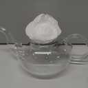 CnGlass 33.8oz Glass Teapot with Removable Infuser, Stovetop Safe Tea Kettle, Blooming & Loose Leaf Tea Pot