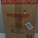 Wrangler Hardside Spinner Carry-On Luggage, Charcoal, 22-Inch