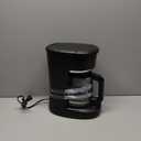 Mr. Coffee Programmable Coffee Maker 5 Cups with Auto Pause Glass Carafe Compact Design Black