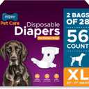 Inspire Pet Care Dog Diapers Female Dogs | Bulk Value Doggie Incontinence, Accidents, for Heat, Pee or Period and Housebreaking (X-Large (56 Count))