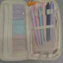 Four Candies 36PCS Aesthetic School Supplies, Mechanical Pencils 0.5mm, 0.7mm, 0.9mm & 2.0mm with 624PCS Lead Refills, Cute Mechanical Pencils for Writing, Drawing & Drafting (Pink)