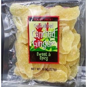 3 Packs Trader Joe's Crystallized Candied Ginger Sweet & Spicy, Best By 02/05/2026