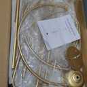 Modern Chandelier 8 Lights Gold Sputnik Light Fixture Large Luxury L41 Mid Century Smoke Glass Globe Ceiling Pendant Lighting for Foyer Staircase Living Dining Room Kitchen