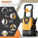 4500PSI PowerWasher with 4 Quick Connect Nozzles, Foam Cannon for Car, Lane, Patio Cleaning