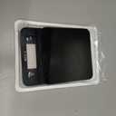 Taylor Glass Top Food Scale with Touch Controls, 11 lb Capacity, Sleek Black Design for Precision Food Measurement in Grams and Ounces