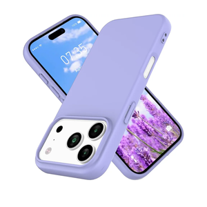 Silicone Case for iPhone 17 Pro Max (6.9 inch), Durable and Stylish Drop Tested Soft Silicone Gel Rubber Slim Fit Shockproof Protection Phone Cover for iPhone 17 Pro Max, Purple
