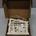 24 Pcs Christmas Nativity Ornaments, Nativity Crafts for Kids Adult, DIY Wooden Nativity Scene Ornaments, Christian Hanging Ornaments Bulk for Xmas Tree Religious Gift Jesus Sunday School Activities