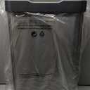 EKO Mirage-T 50 Liter / 13.2 Gallon Touchless Rectangular Motion Sensor Trash Can, Brushed Stainless Steel Finish