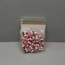 16 Feet Christmas Candy Cane Garland Decor for Christmas Tree Red White Xmas Peppermint Ornaments Xmas Bead Ball Lollipop Wreaths Hanging Ornament for Holiday Party Fireplace Fence Home Decor