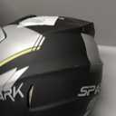 Youth Adult Dirt Bike,Motocross Helmets DOT Approved (YS-Silver, XL)