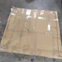 18" Tempered Glass Table Top Round Transparent Table Surface 1/4'' Thick Pencil Polished Edge Multipurpose for Dining, Coffee, Restaurant and End Table (18.11 inch)