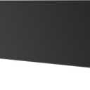 10" x 5" Metal Vent Cover with Screws, Air Vent Grille Protection Roof, Duct Exhaust or Inlet Rain Deflector for Indoor, Outdoor Ventilation System (Black)