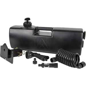 WaterPORT 4.0 Gallon Self-Pressurized Water Tank for Camping Showers, Bumper Mount or Bed Mount Vehicle Water Storage for Trucks & Off Road Vehicles