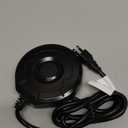 Bird Bath Heater,Birdbaths De-Icer,Birdbath Water Heater Deicer with Thermostatically Controlled,Heated Bird Bath Deicer Suitable for Birdbath Farm Livestock Drinking Outdoors in Winter,Black