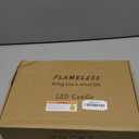 Flameless LED Candles Upgraded Realistic Flickering Flame,7Pcs Battery Operated Candles with Remote Timers,LED Pillar Candles for Home Decor,Christmas,and PartiesGold