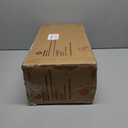 famiware Star 8.25" Pasta Bowls, Large Dinner Bowls Set of 6, Salad Bowl Plates, Shallow Bowls for Eating, Matte Dark Charcoal (Full Glaze)