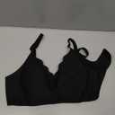 CINOON Womens Wireless Bras Push Up Bralette Supportive Everyday Bras Seamless Full Coverage Comfort T-Shirt Bra Black, Large