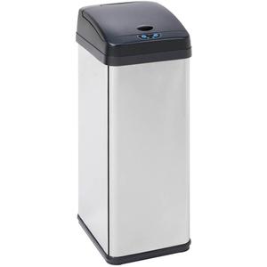 SIMPLI-MAGIC 79208 Stainless Steel Sensor Trash Can, Square, 13 Gallon