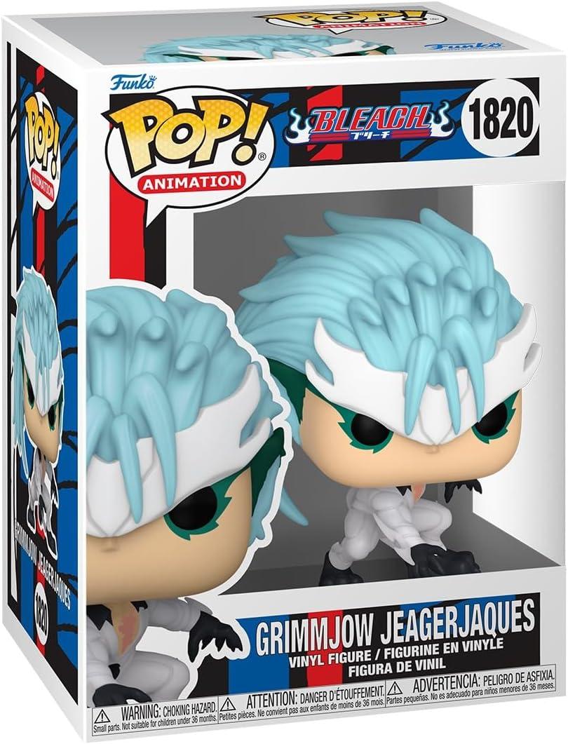 Funko Pop Animation: Bleach - Grimmjow Jaegerjaquez Jeagerjaques - 1/6 Odds for Rare Chase Variant - (Glow in The Dark), (Styles May Vary) - Collectable Vinyl Figure - Gift Idea - Anime Fans