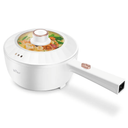 Bear Hot Pot Electric, 2L Multifunctional Portable Cooking Pot, 1000W Rapid Noodles Electric, Non-Stick Frying Pans for Steak, Egg, Ramen, Oatmeal With Dual Power Adjustment